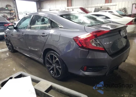 2020 Honda Civic Sport z USA, uszkodzony, nr VIN 2HGFC2F80LH591118